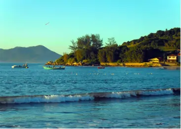 Praia da Pinheira em Palhoça Santa Catarina